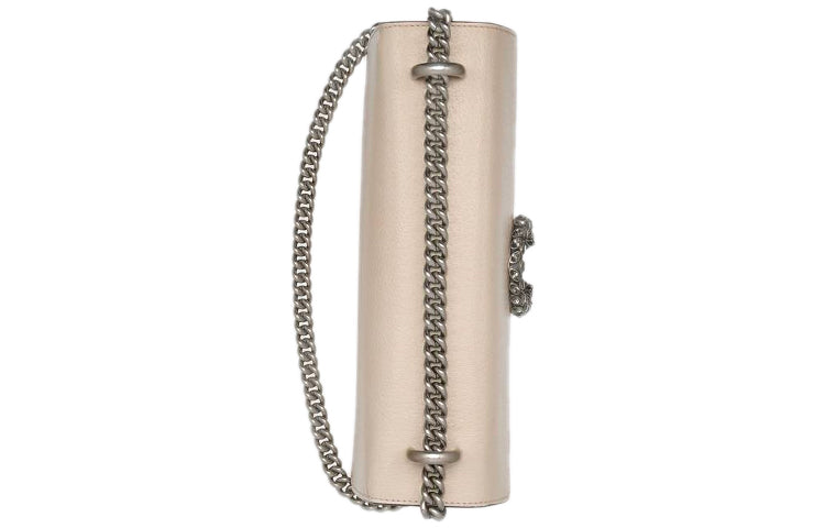 (WMNS) GUCCI Dionysus Series Single Shoulder Bag Small Beige