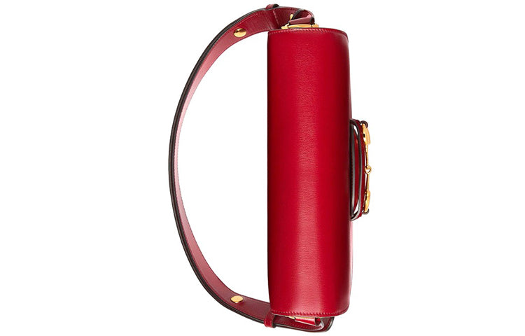 (WMNS) GUCCI 1955Button Vintage Single Shoulder Bag Red