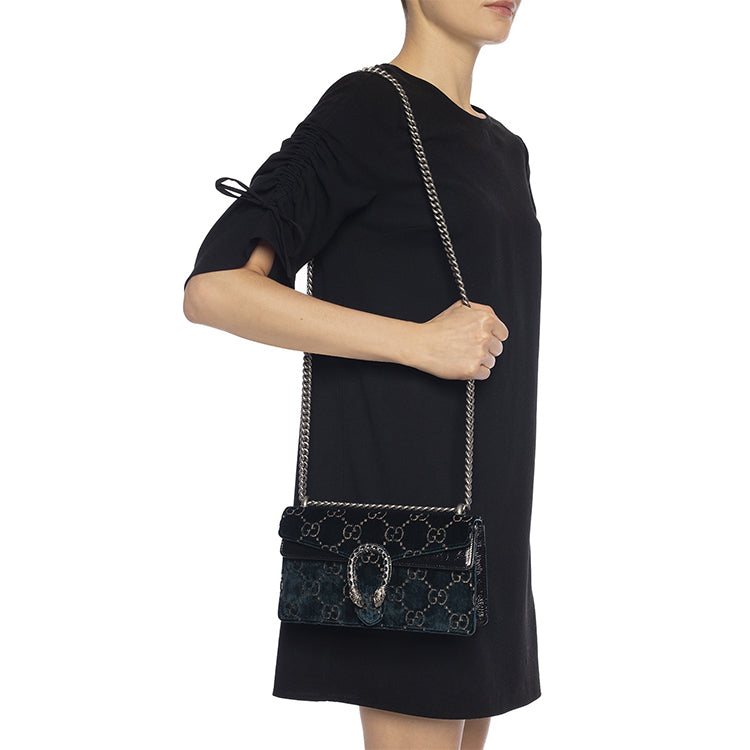 (WMNS) GUCCI Dionysus Single Shoulder Bag Small Blue