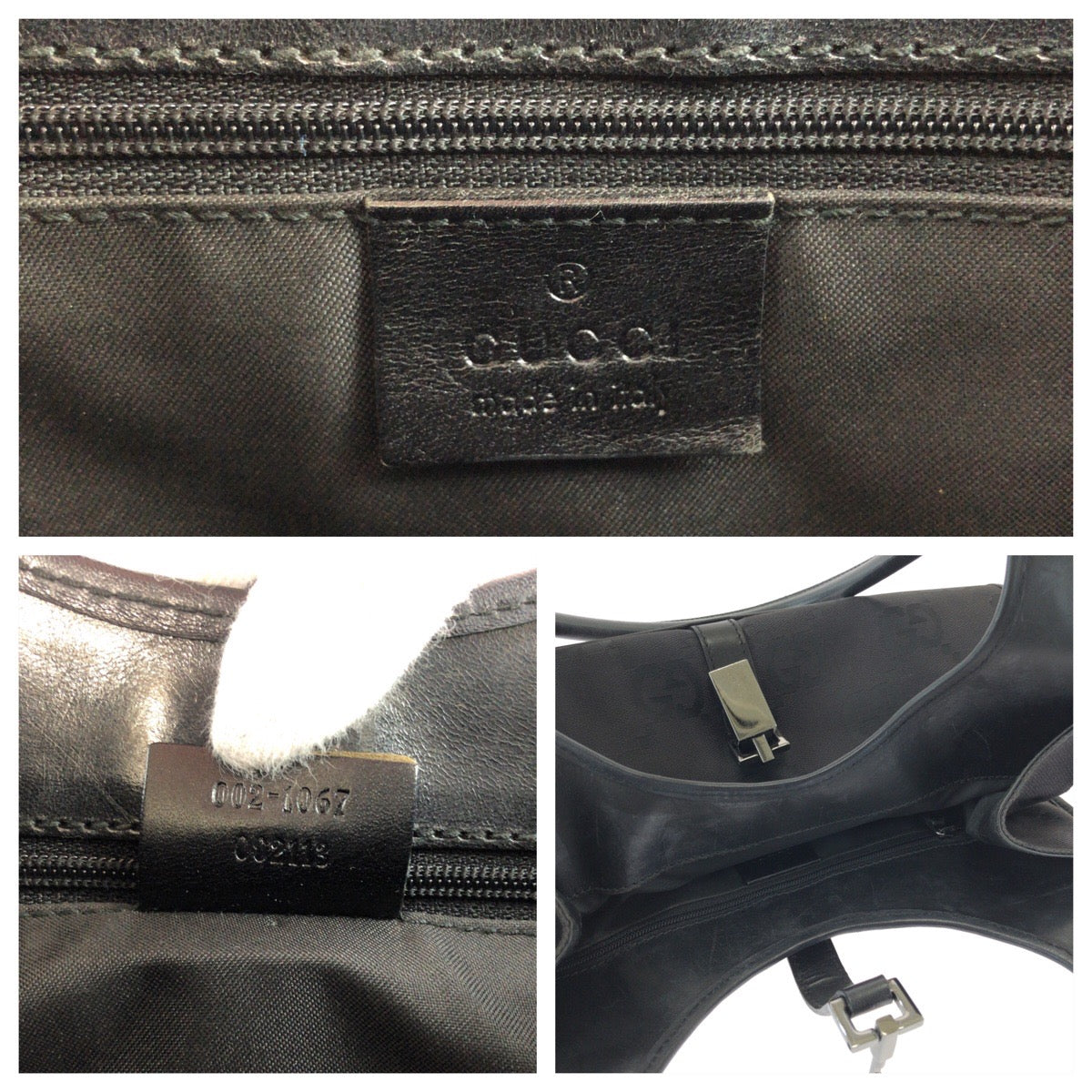 Gucci GG Canvas Jackie Shoulder Bag 0021067