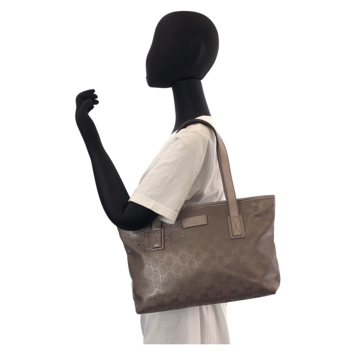 Gucci GG Imprime PVC Leather Tote Bag