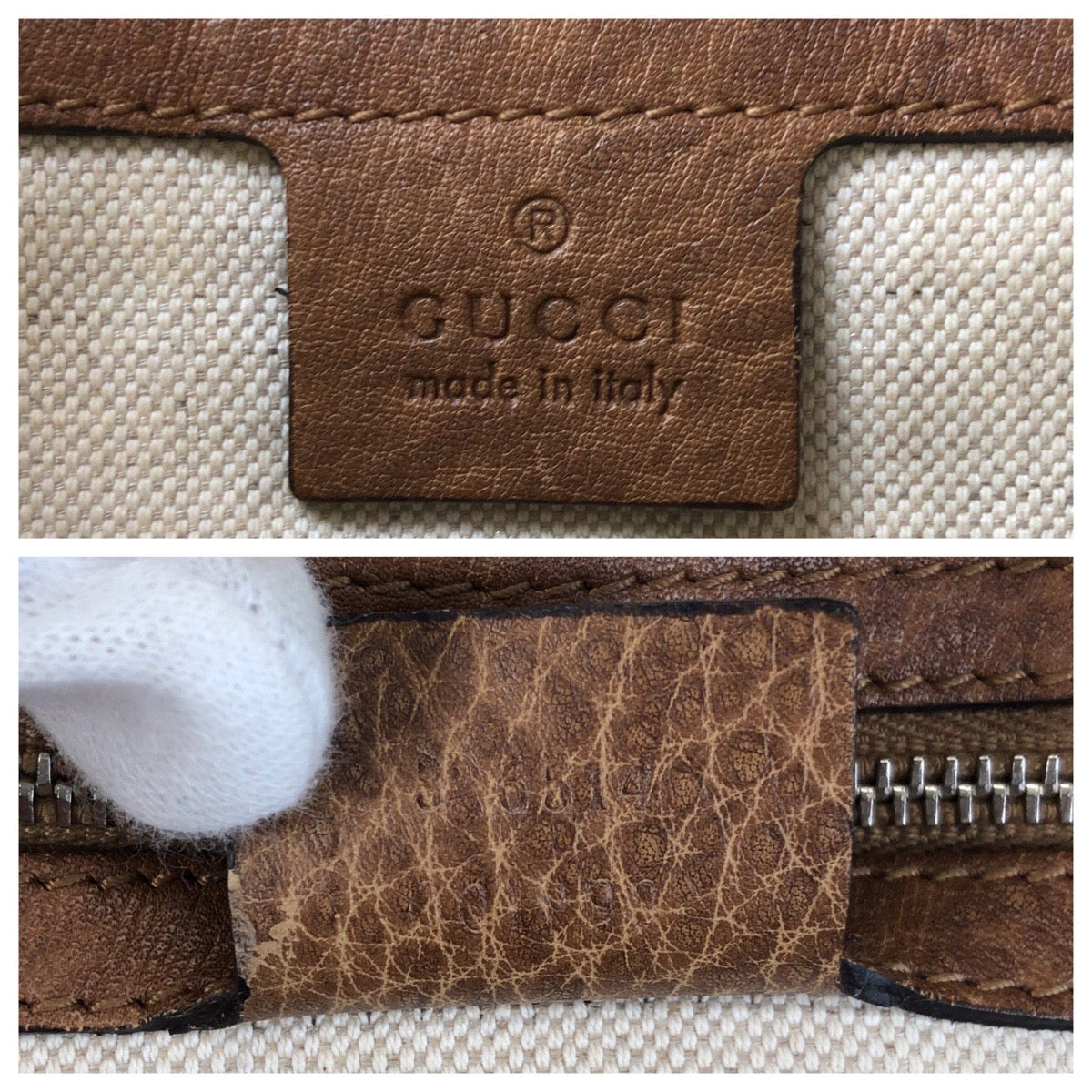 Gucci Leather Interlocking Hobo Bag