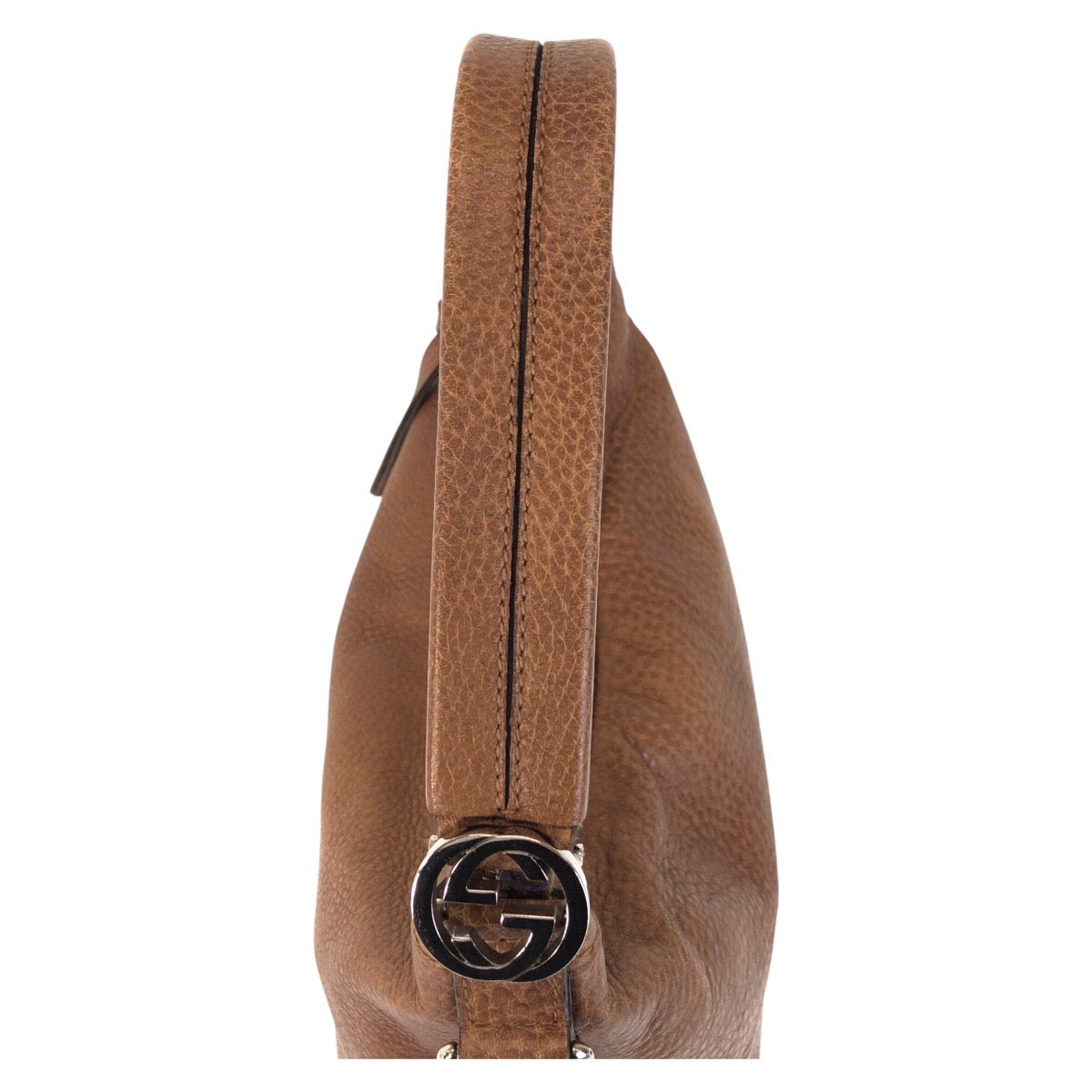 Gucci Leather Interlocking Hobo Bag
