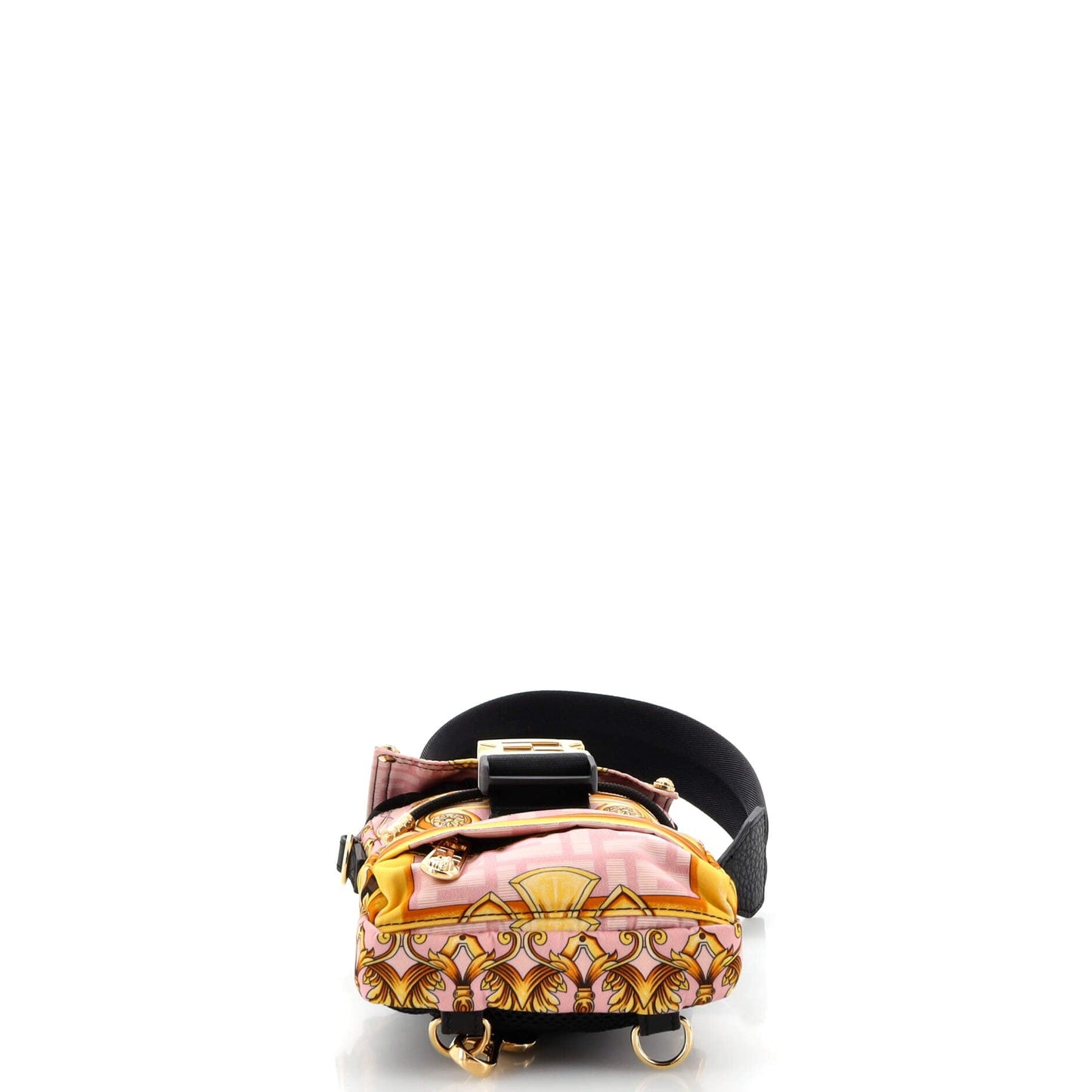 x Versace Fendace Fendiness Backpack Printed Zucca Nylon Mini
