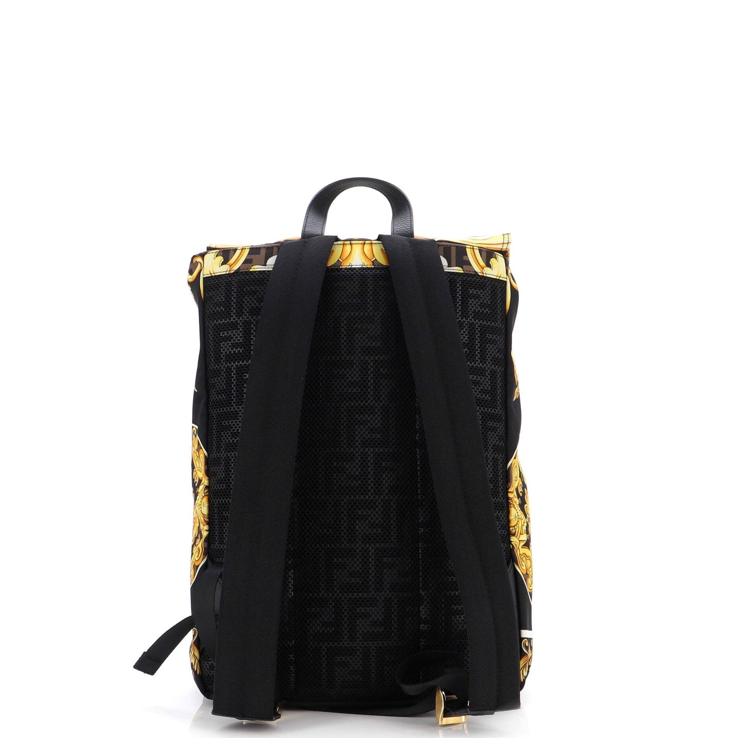 x Versace Fendace Fendiness Backpack Printed Zucca Nylon Medium