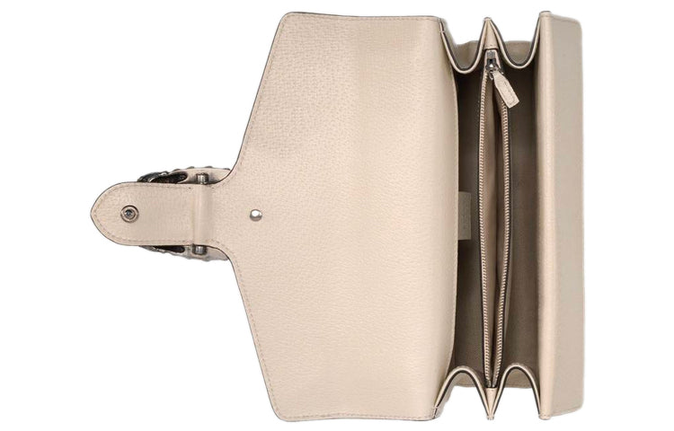 (WMNS) GUCCI Dionysus Series Single Shoulder Bag Small Beige