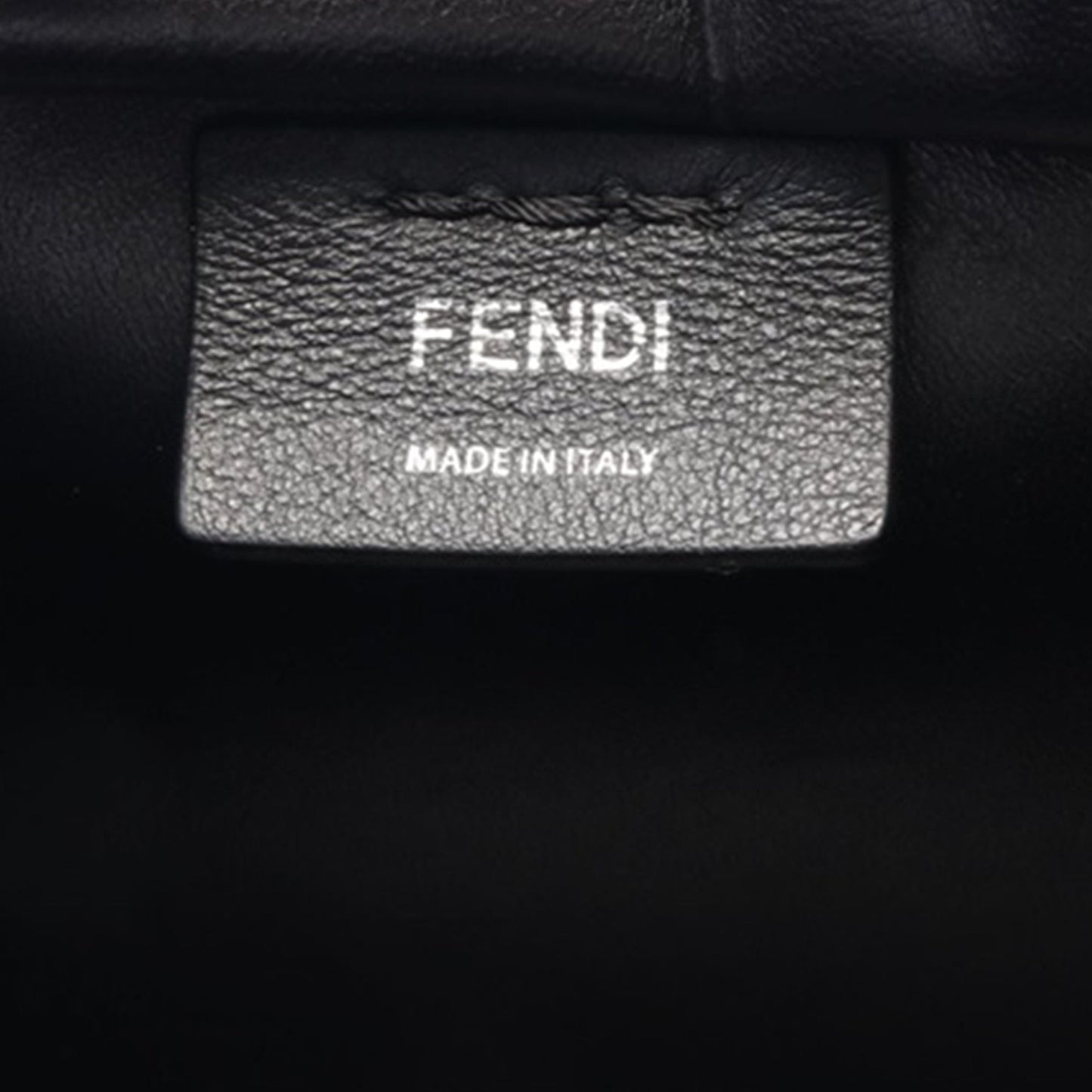 Black Fendi Mini Leather Pom Pom 3Jours Satchel