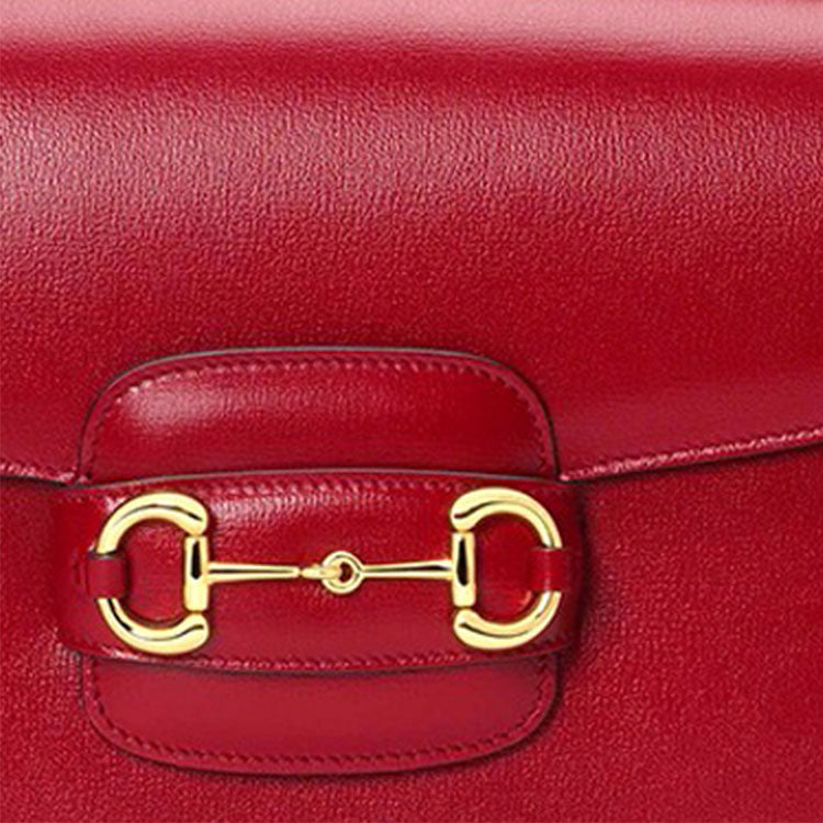 (WMNS) GUCCI 1955Button Vintage Single Shoulder Bag Red