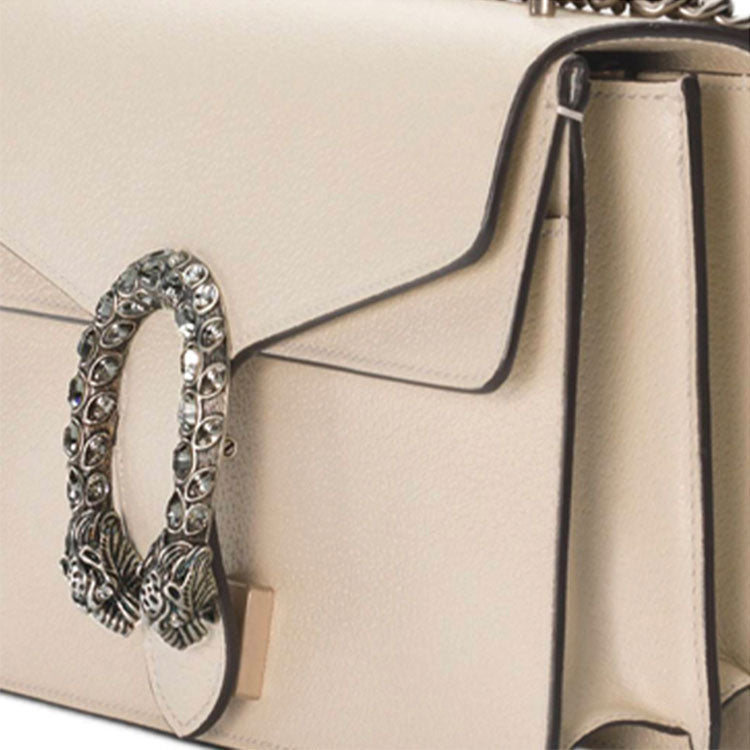 (WMNS) GUCCI Dionysus Series Single Shoulder Bag Small Beige
