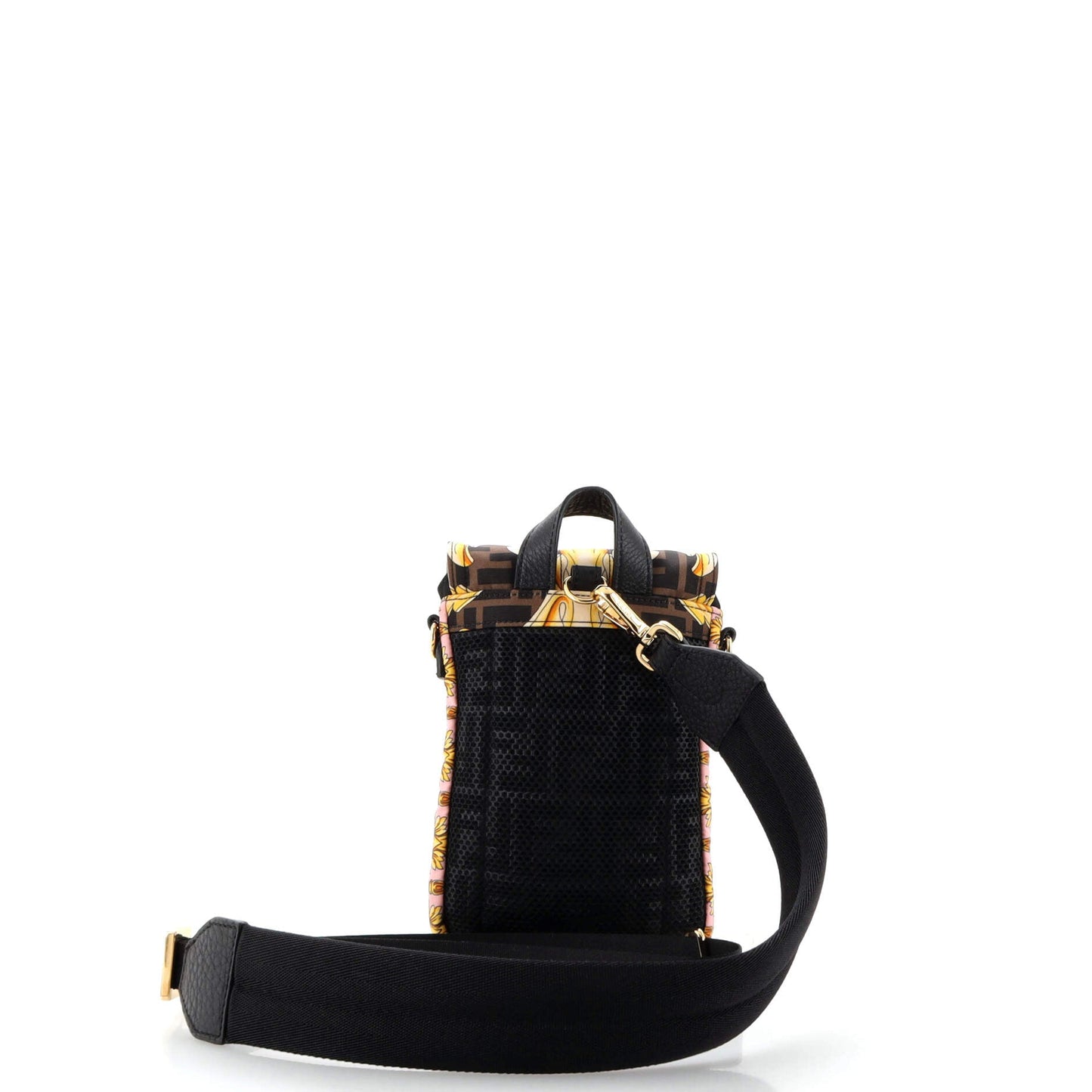 x Versace Fendace Fendiness Backpack Printed Zucca Nylon Mini