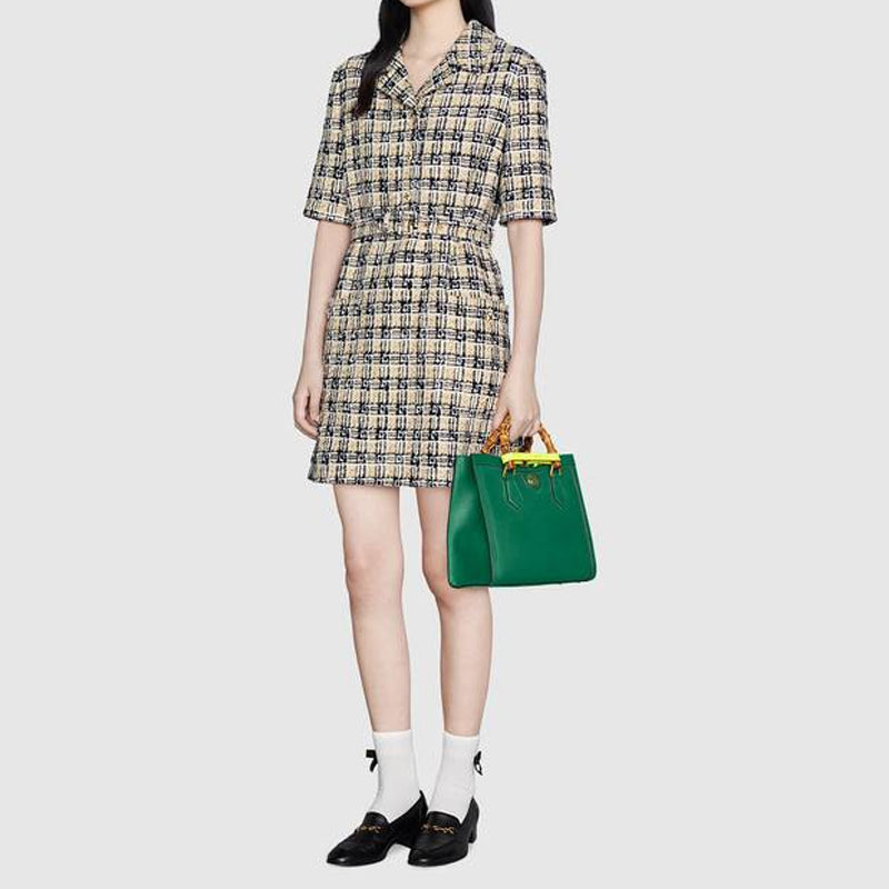 (WMNS) GUCCI Diana Series Hand Bag Small Green