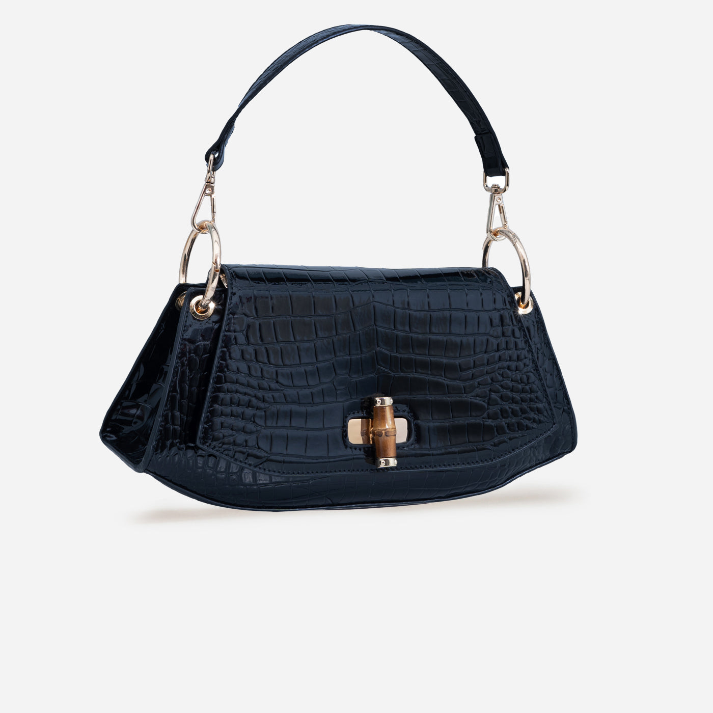 Bamboo Croc Shoulder Gerald Bags