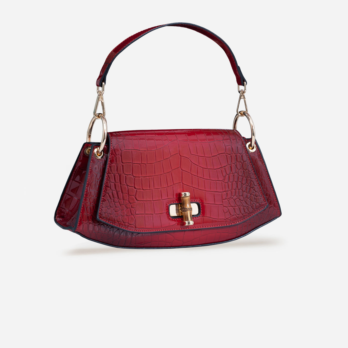 Bamboo Croc Shoulder Gerald Bags