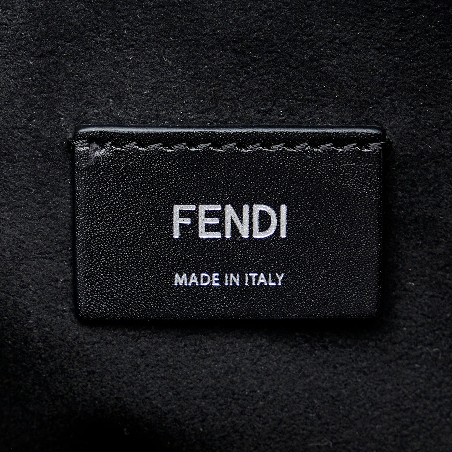 Black Fendi Wool Satchel