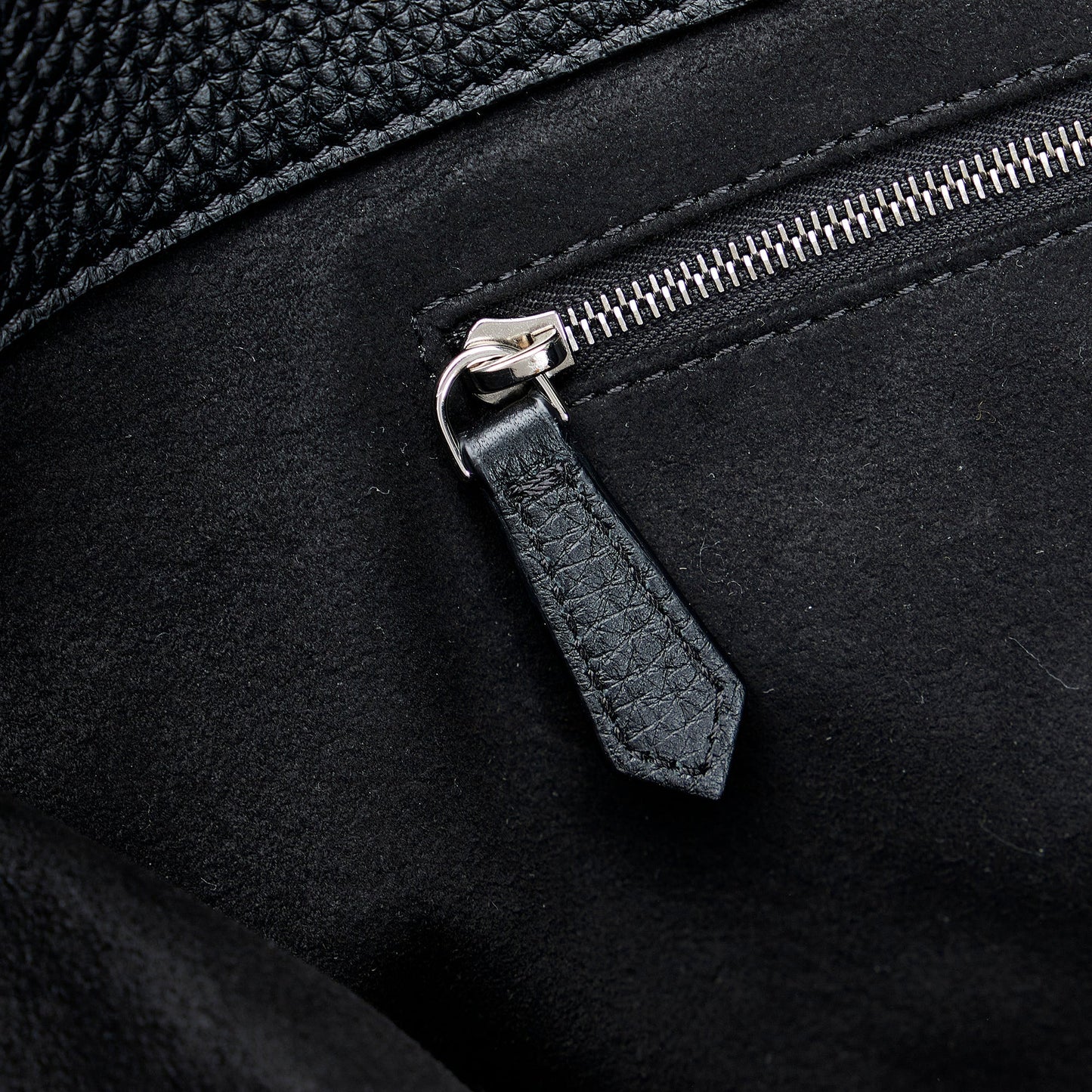 Black Fendi Wool Satchel