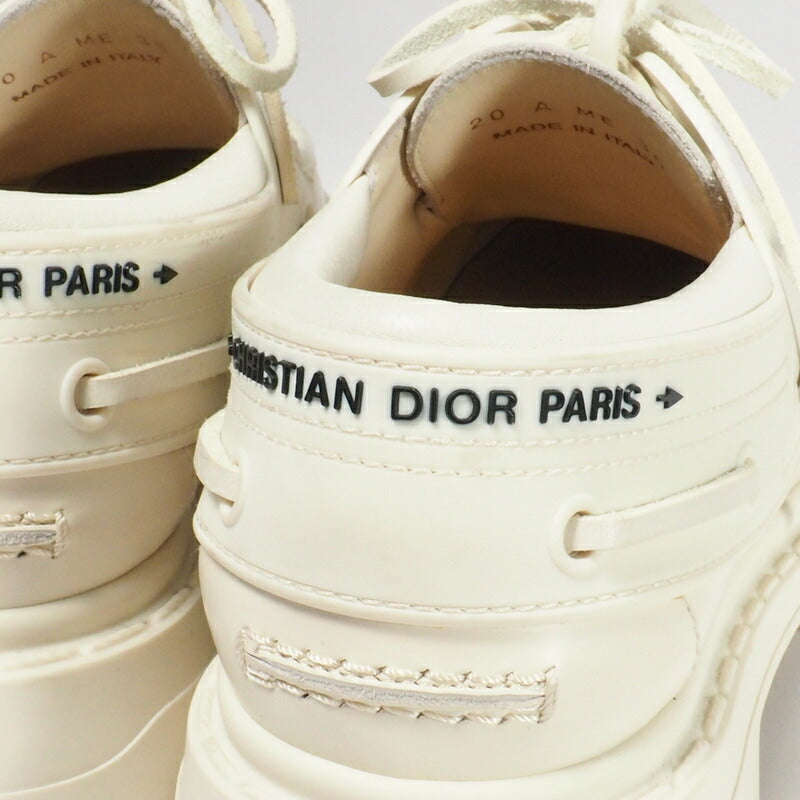 Dior Deck shoes KCB637CRUS03W leather Ivory DIOR WALKER Women 35 Used