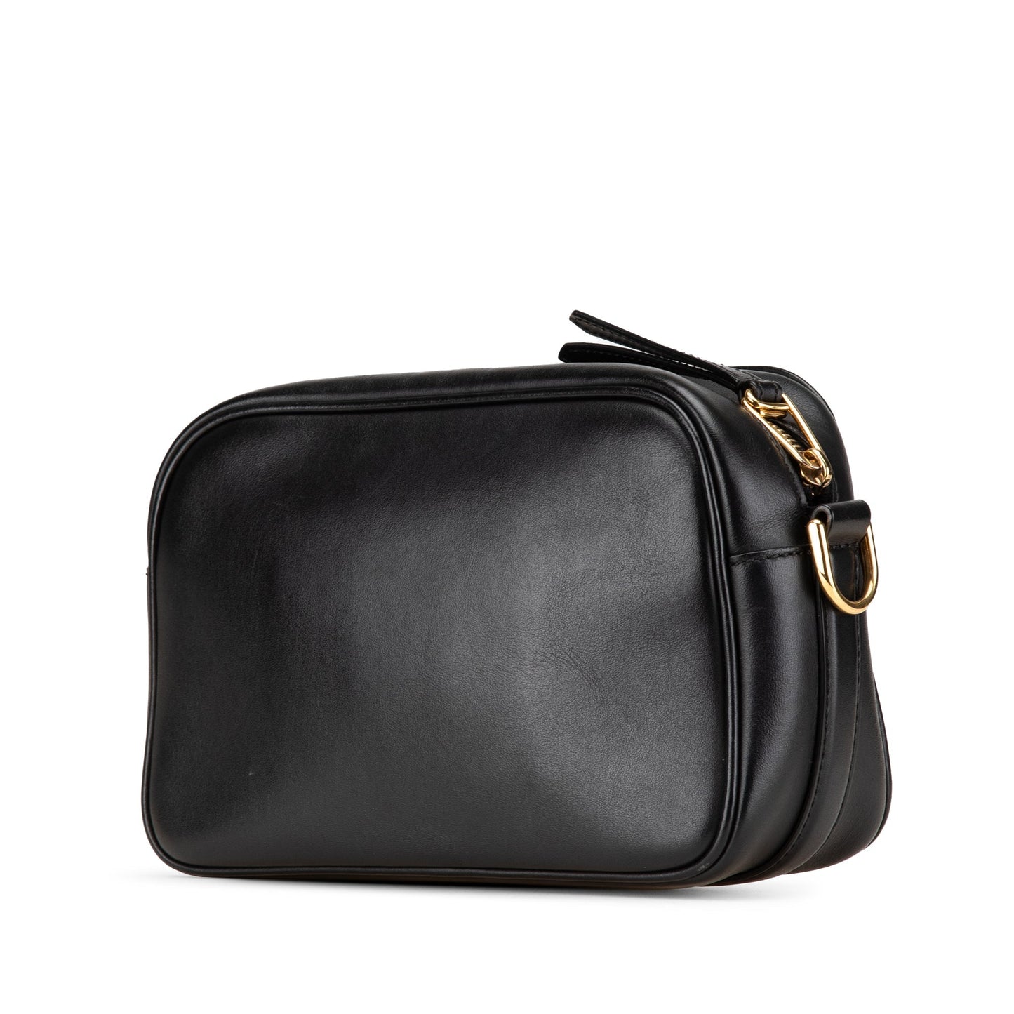 Black Fendi Calfskin F is Fendi Camera Bag
