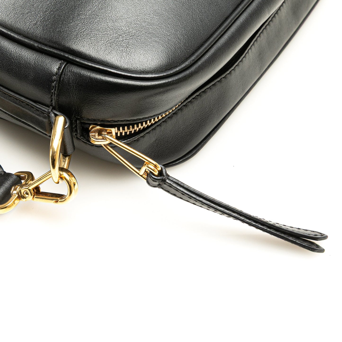Black Fendi Calfskin F is Fendi Camera Bag