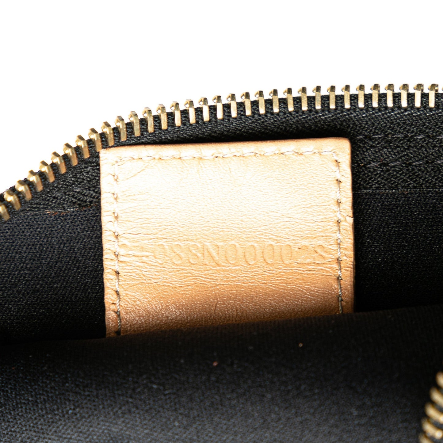 Black Fendi Mini Zucchino Canvas Handbag