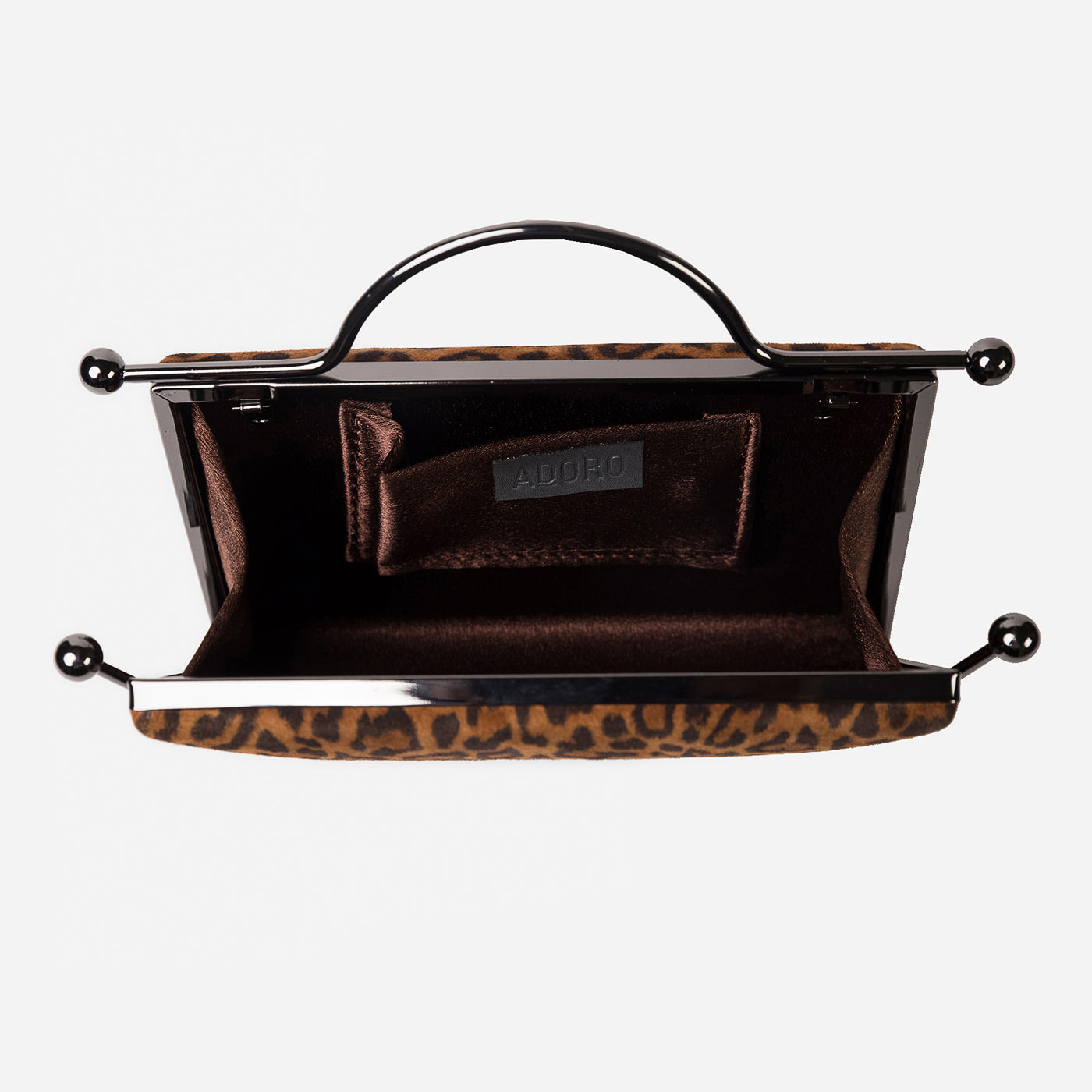 Buckled Glossy Clutch Gerald Bags