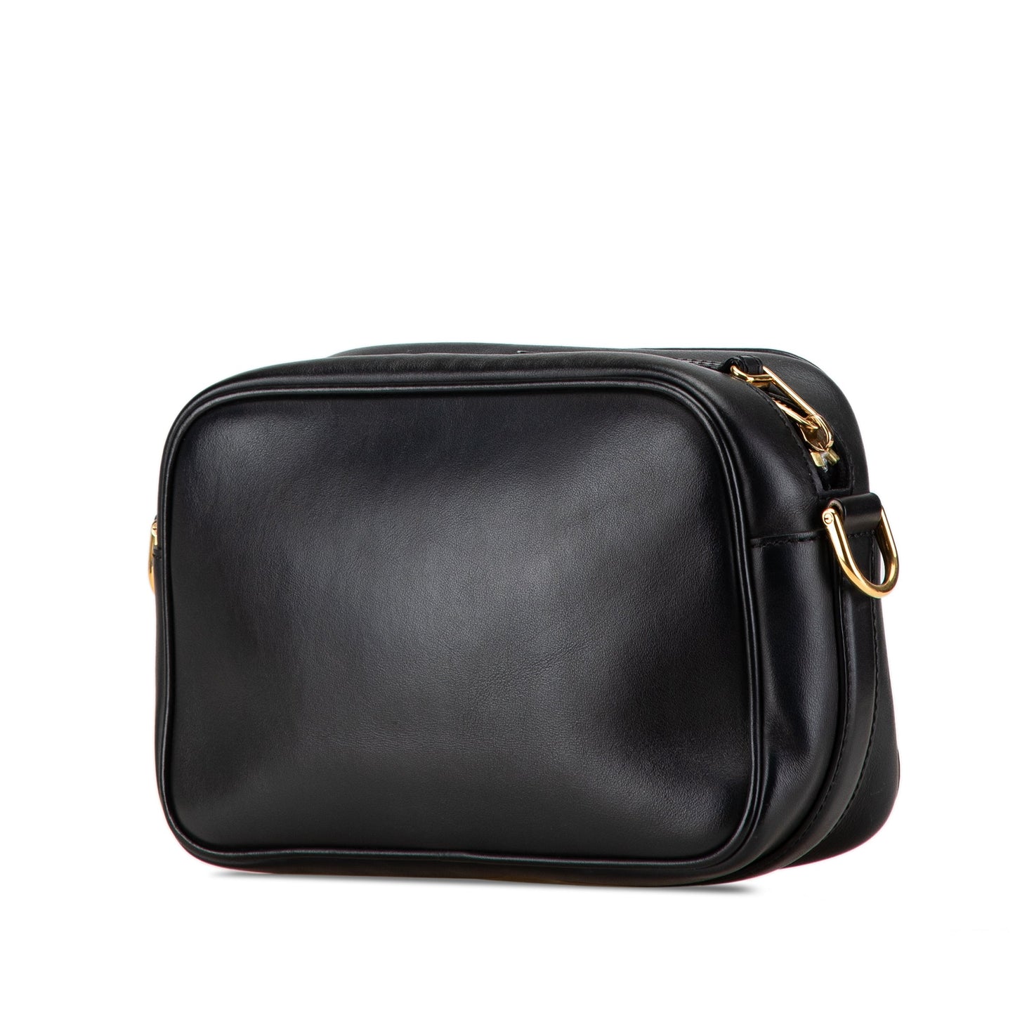 Black Fendi Calfskin F is Fendi Camera Bag