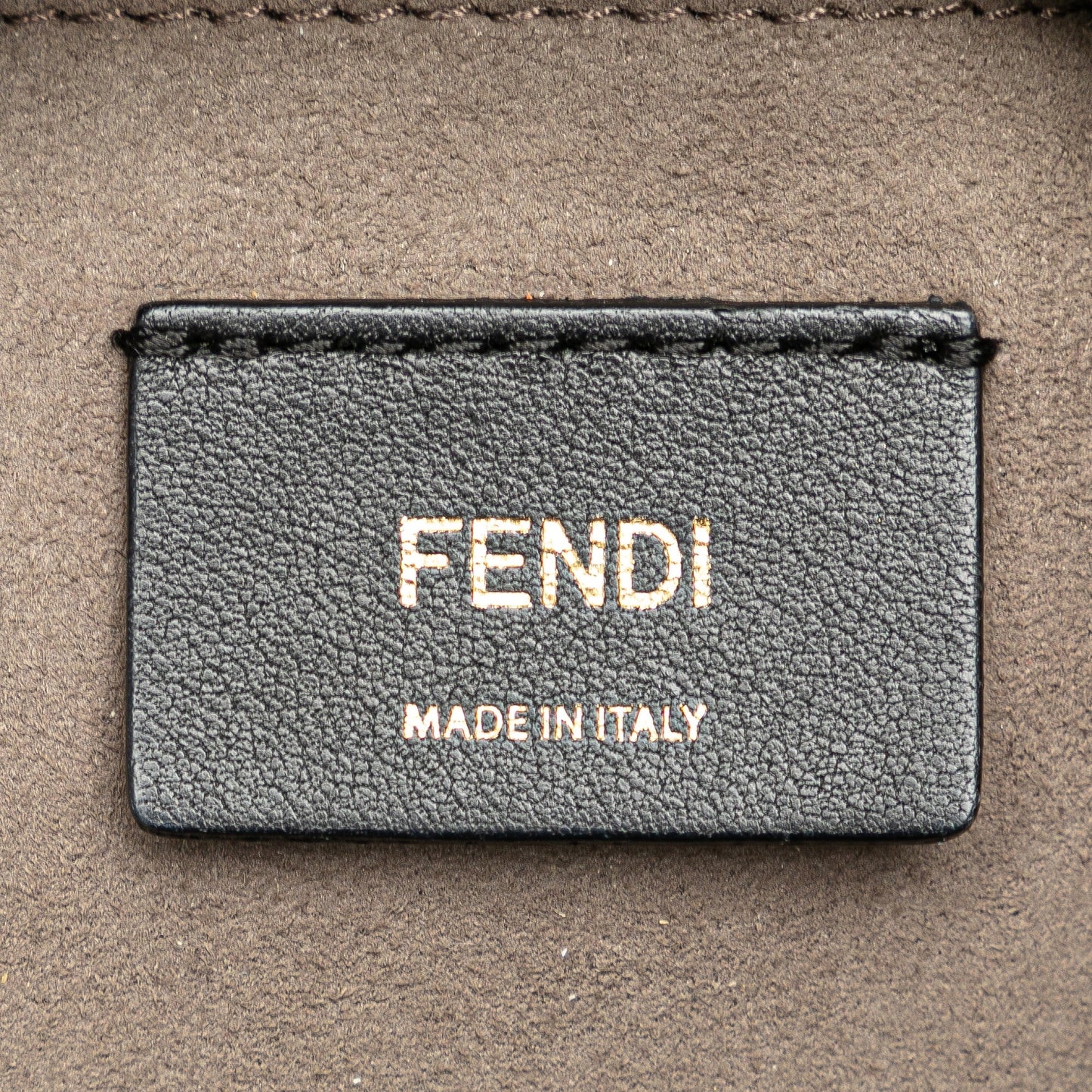 Black Fendi Calfskin F is Fendi Camera Bag