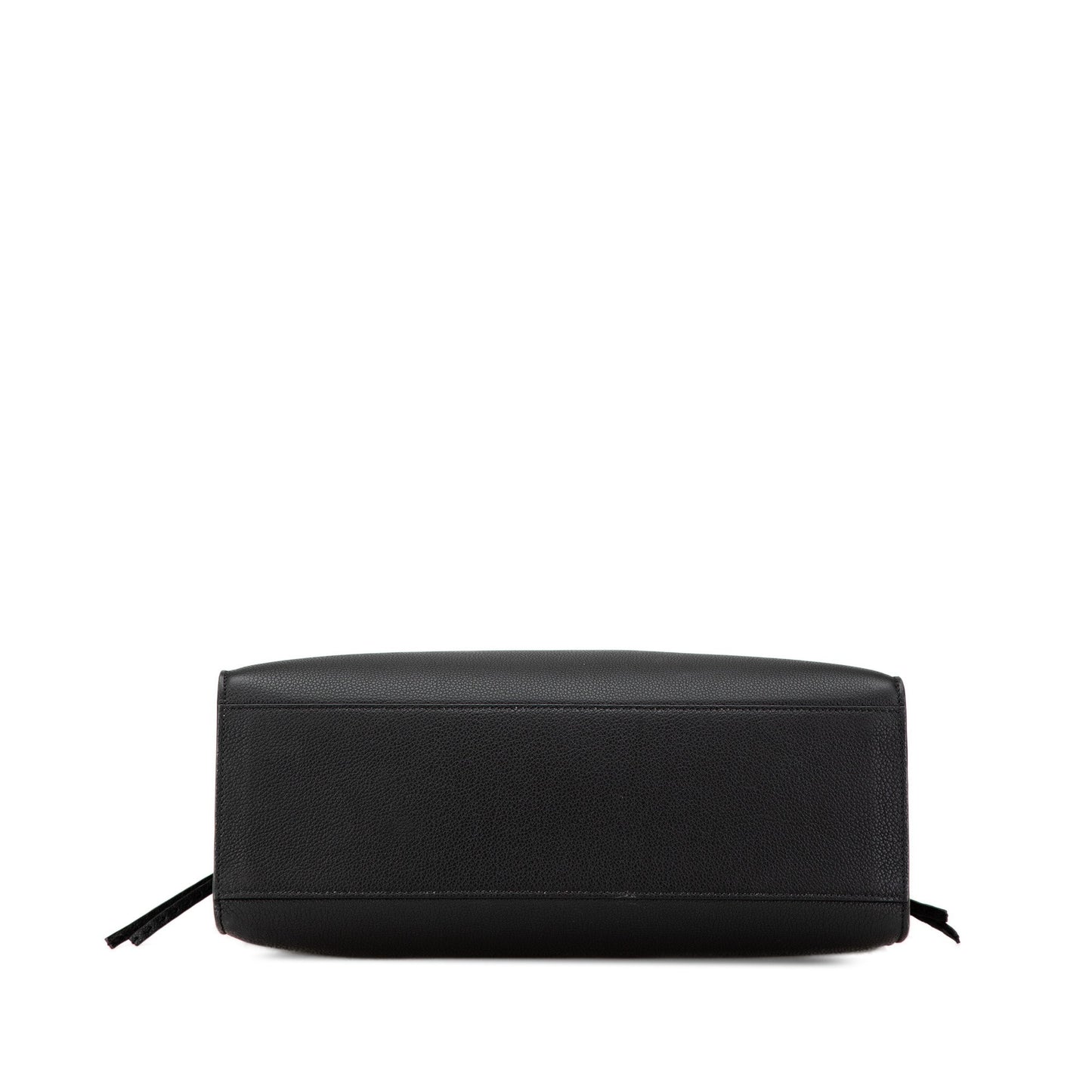 Black Fendi Medium Leather Roma Go To Shopper Satchel