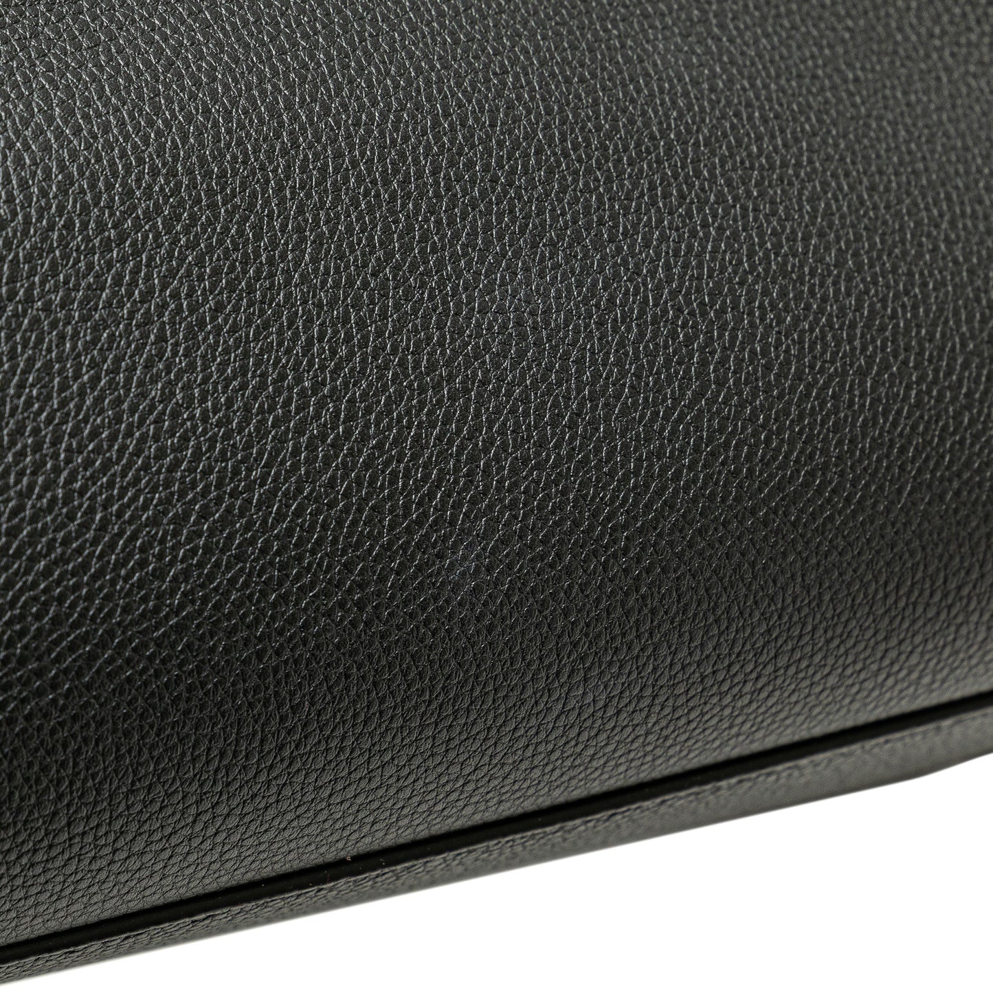 Black Fendi Medium Leather Roma Go To Shopper Satchel