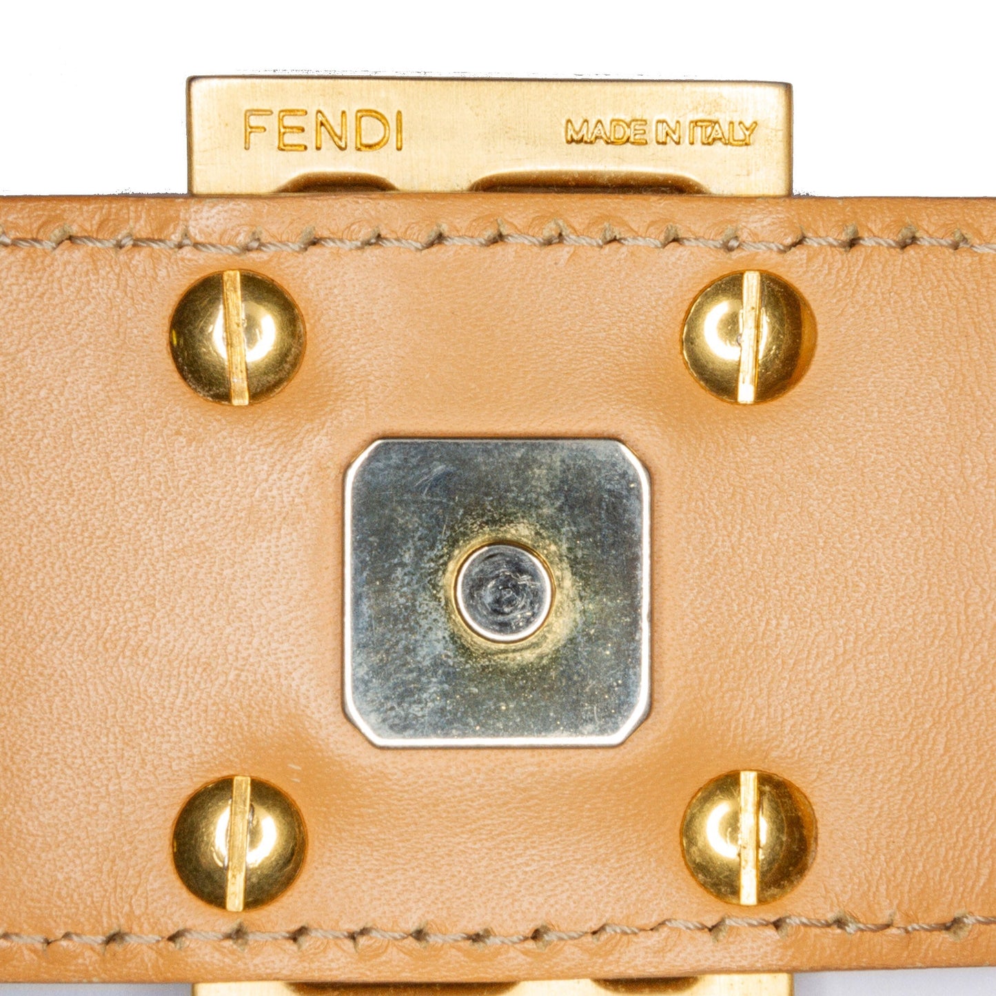 Beige Fendi Zucchino Canvas Hobo