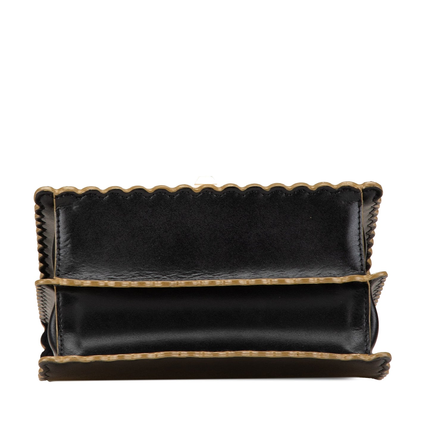 Black Fendi Small Leather Kan I Crossbody