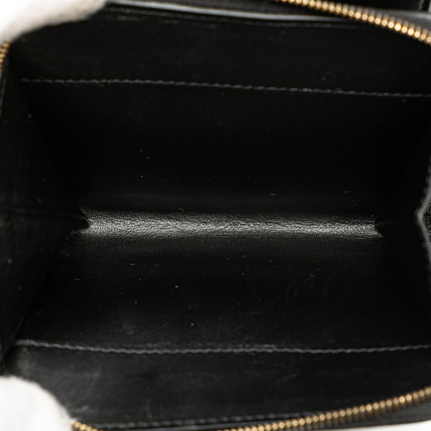 Black Fendi F Is Fendi Leather Zip Around Bifold Compact Wallet