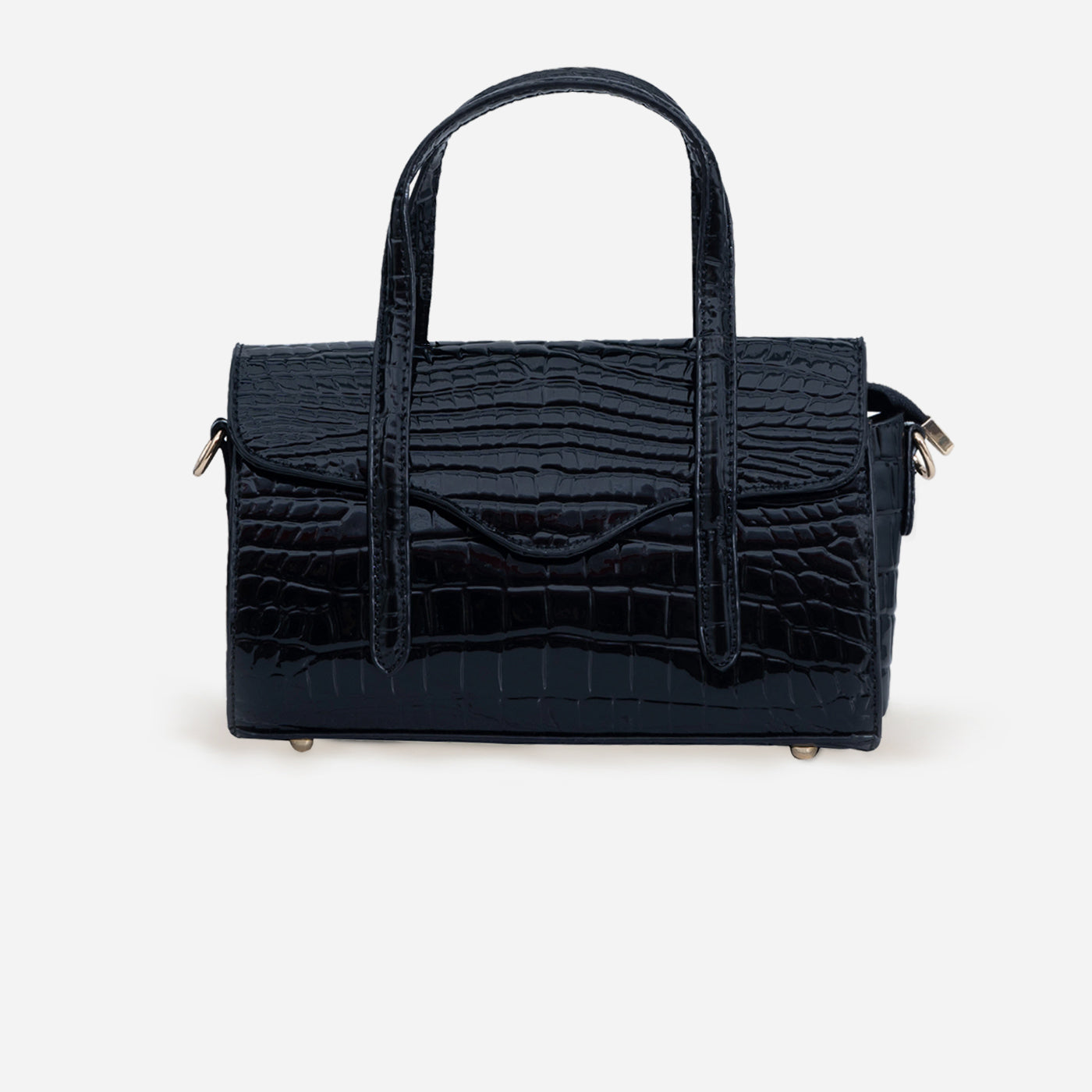 Shelby Croc Shoulder Gerald Bags