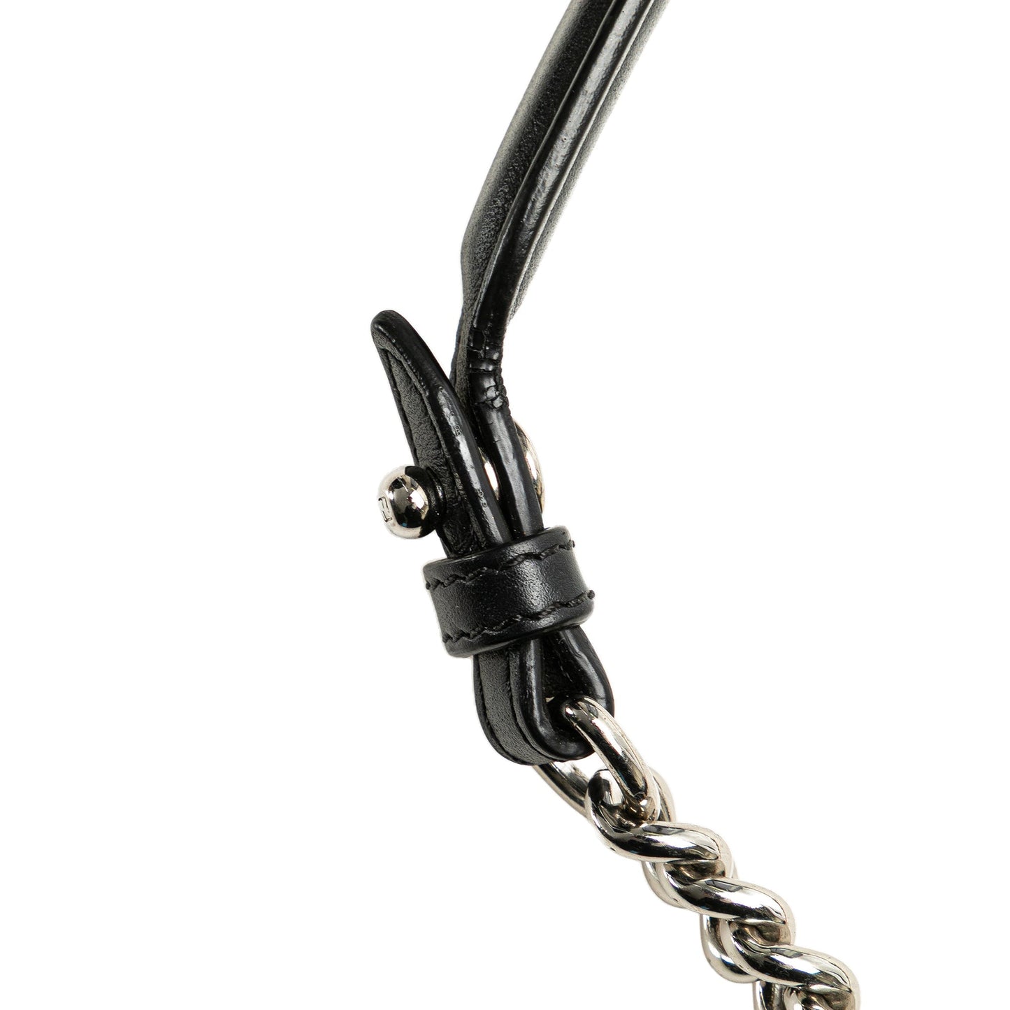 Black Fendi Small Leather Kan I F Crossbody