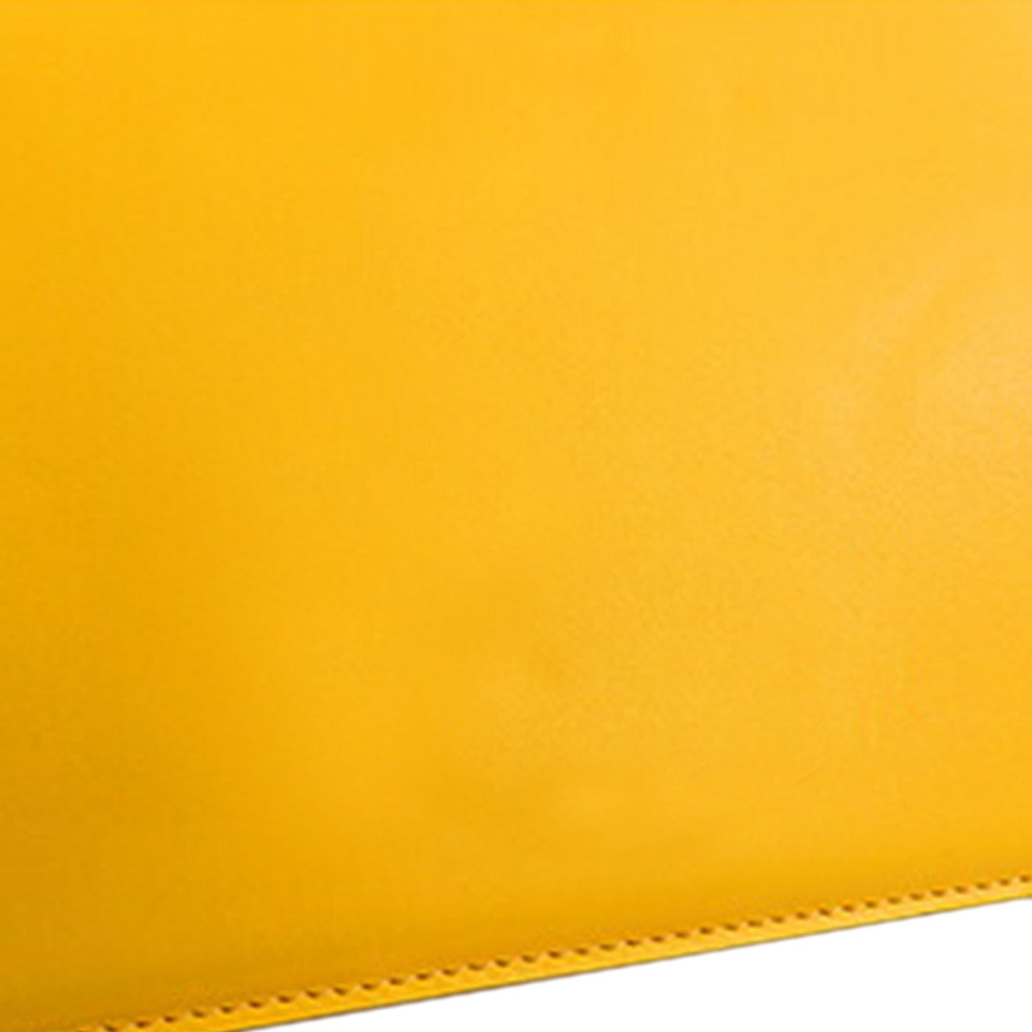 Yellow Fendi Small Leather Peekaboo ISeeU East West Bag Satchel