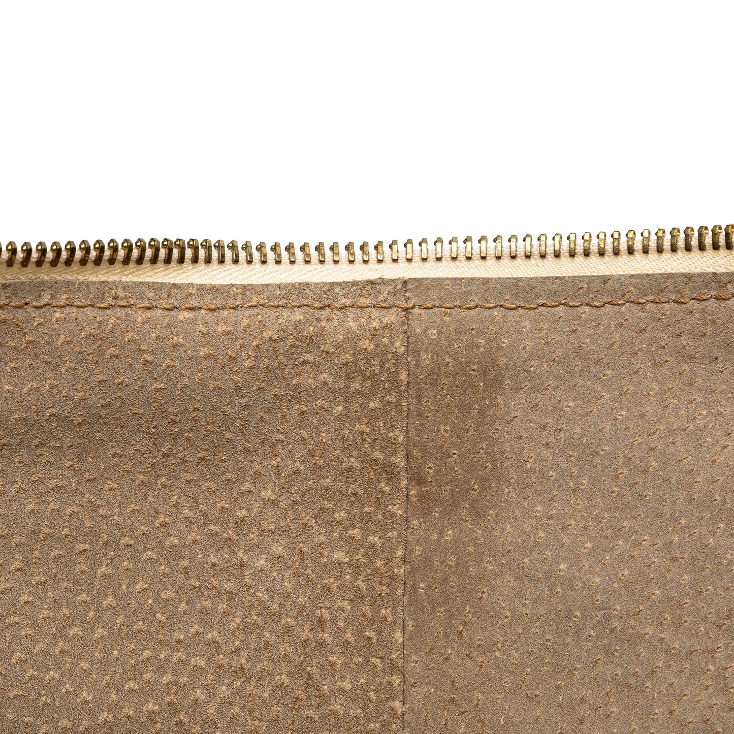 Beige Fendi Zucca Nylon Travel Bag