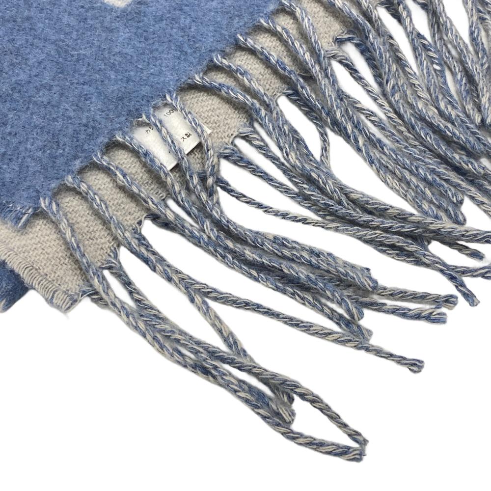 LOUIS VUITTON Scarf M75704 cashmere gray Escalp Reykjavik Women Used