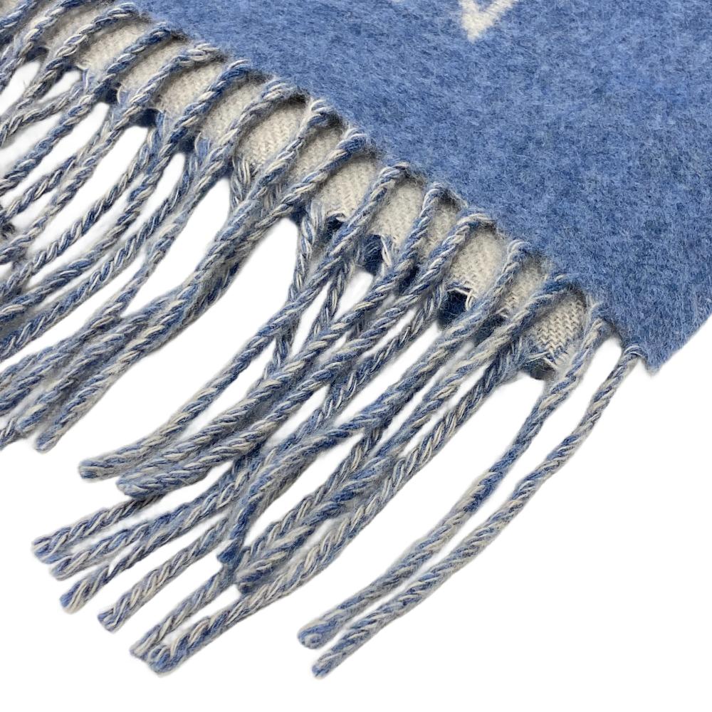 LOUIS VUITTON Scarf M75704 cashmere gray Escalp Reykjavik Women Used