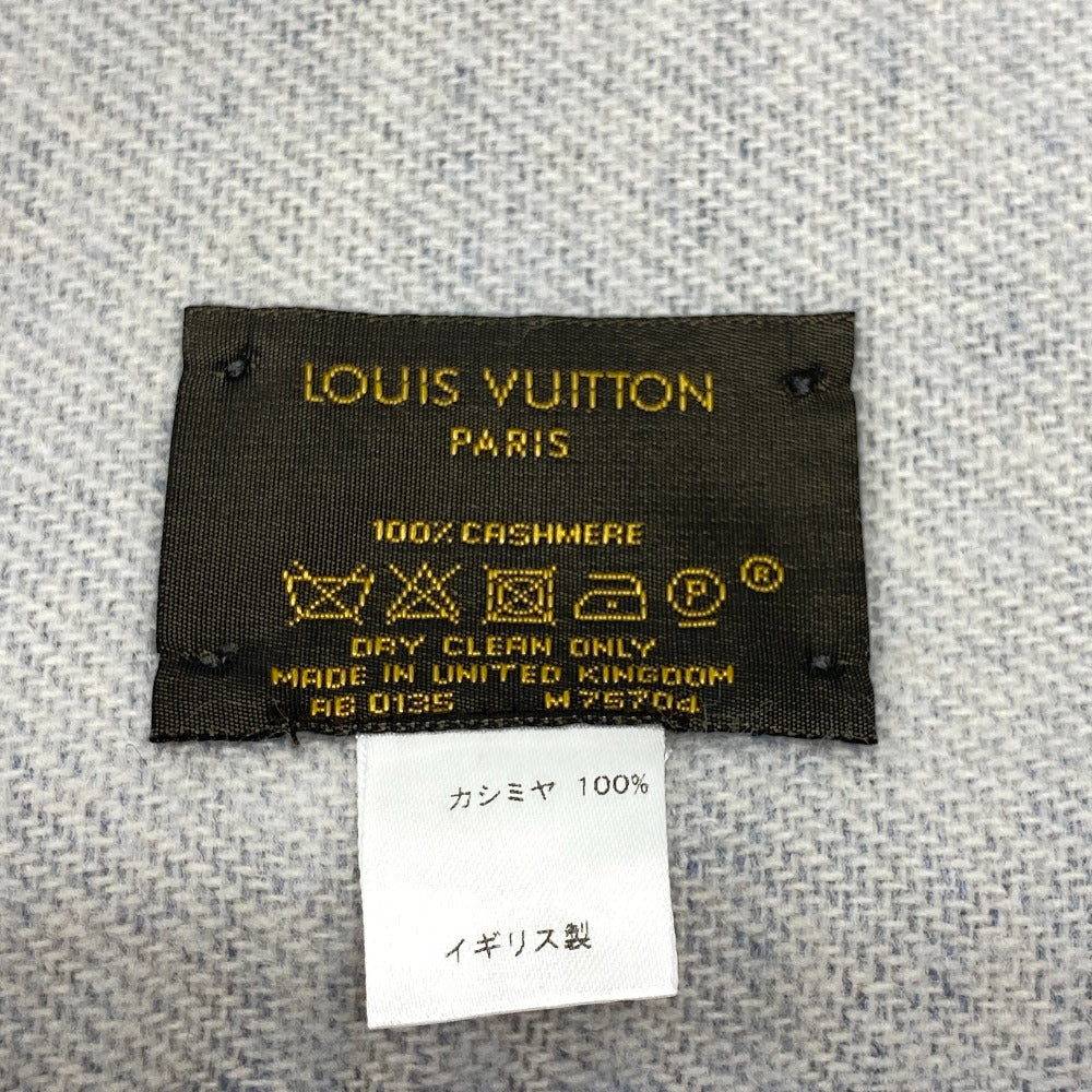 LOUIS VUITTON Scarf M75704 cashmere gray Escalp Reykjavik Women Used
