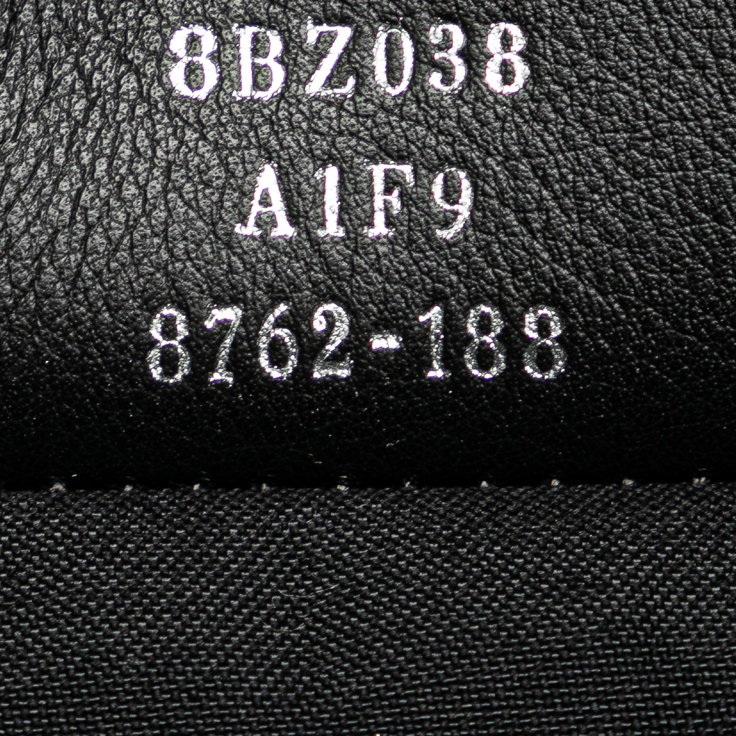 Black Fendi Mini By The Way Leather Ribbon Pearl Backpack