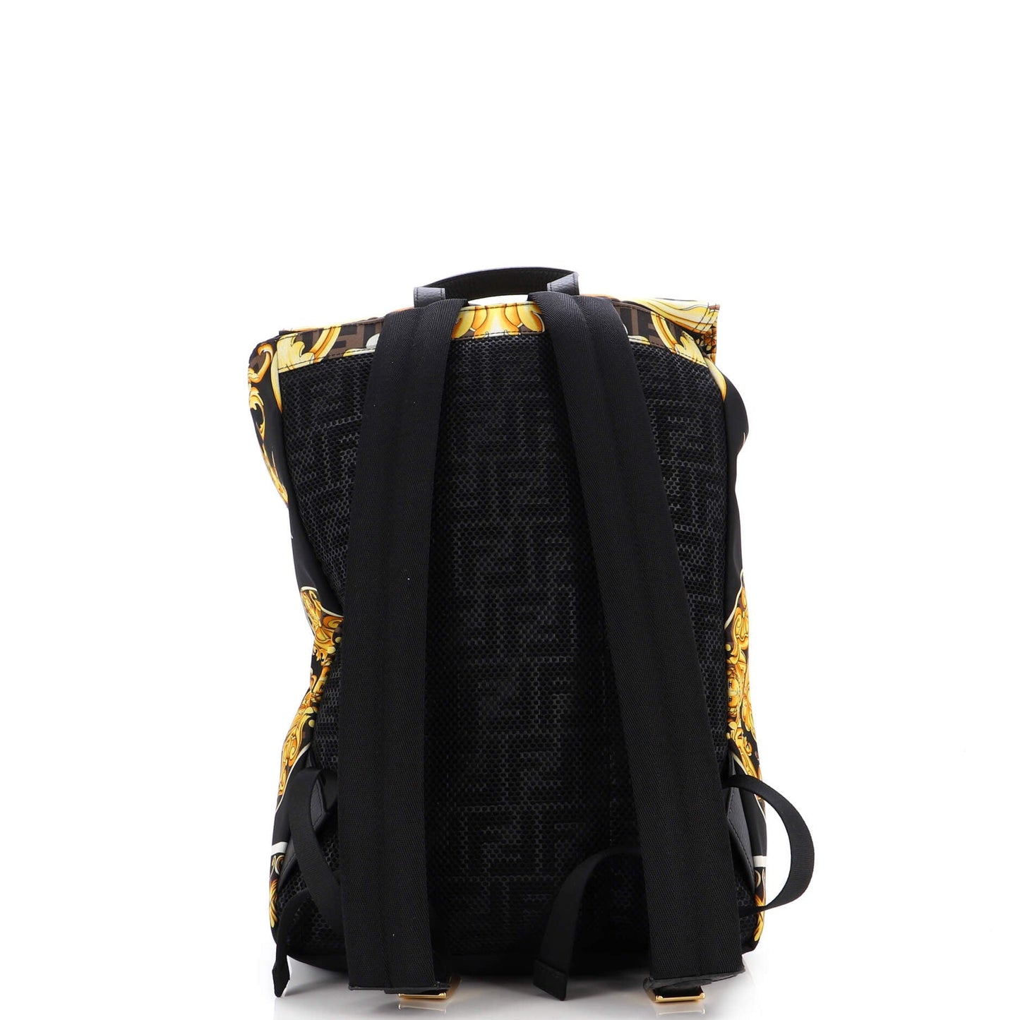 x Versace Fendace Fendiness Backpack Printed Zucca Nylon Medium