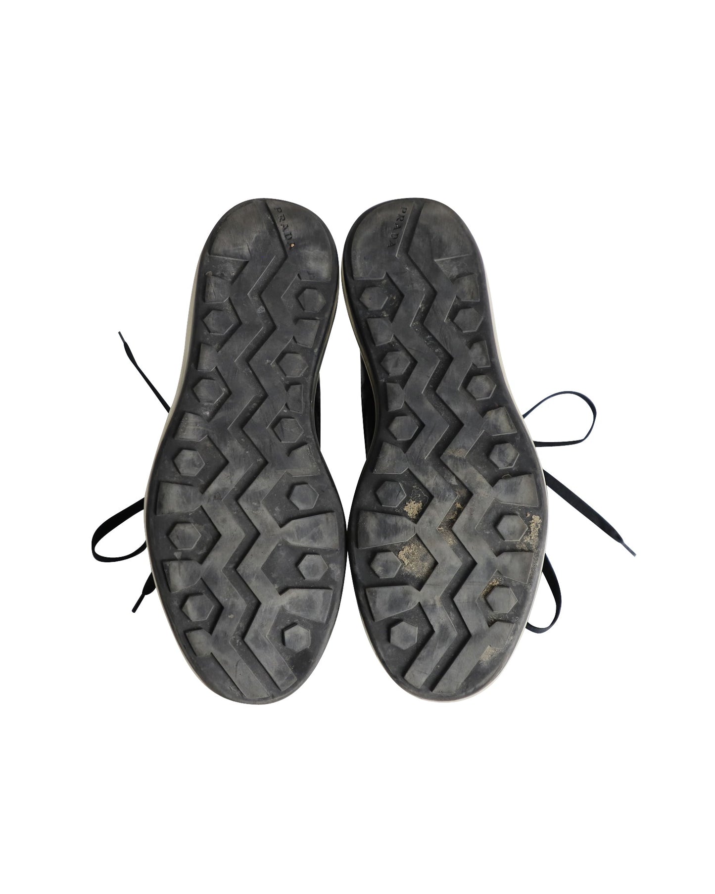 Prada Air Sole Derby Shoes in Green Leather