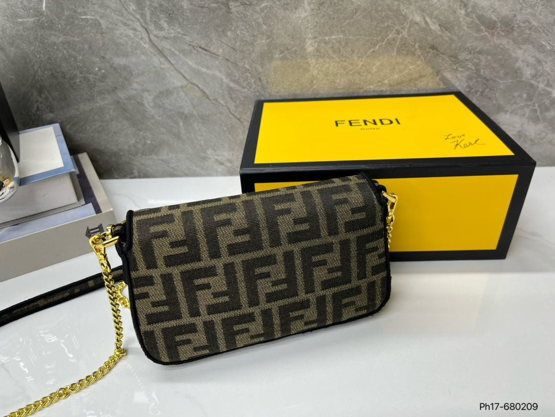 A Fendi baguette that you carry under your arm crossbody bag