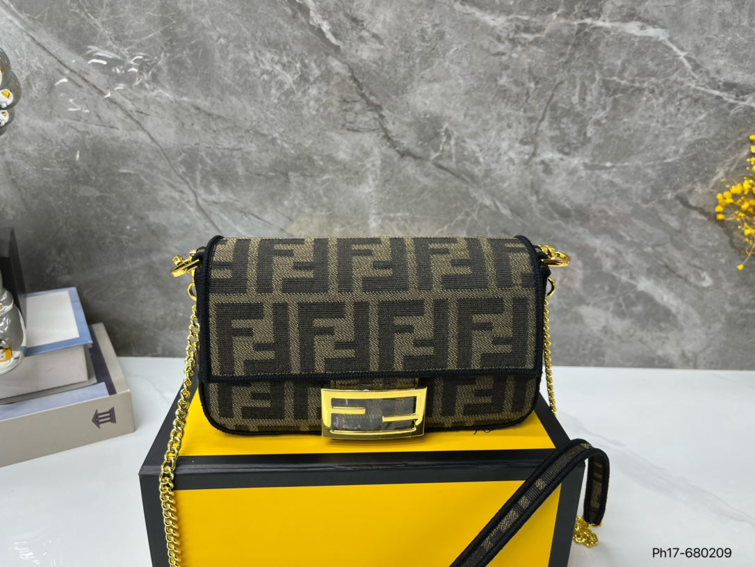 A Fendi baguette that you carry under your arm crossbody bag