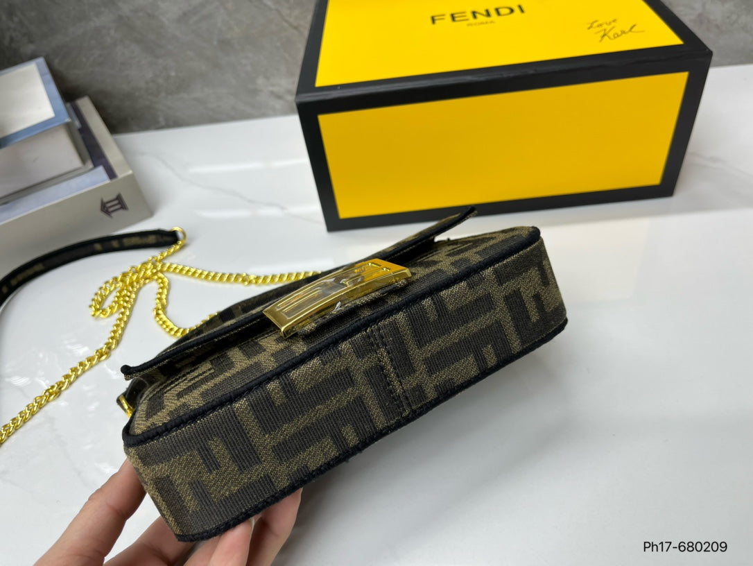 A Fendi baguette that you carry under your arm crossbody bag