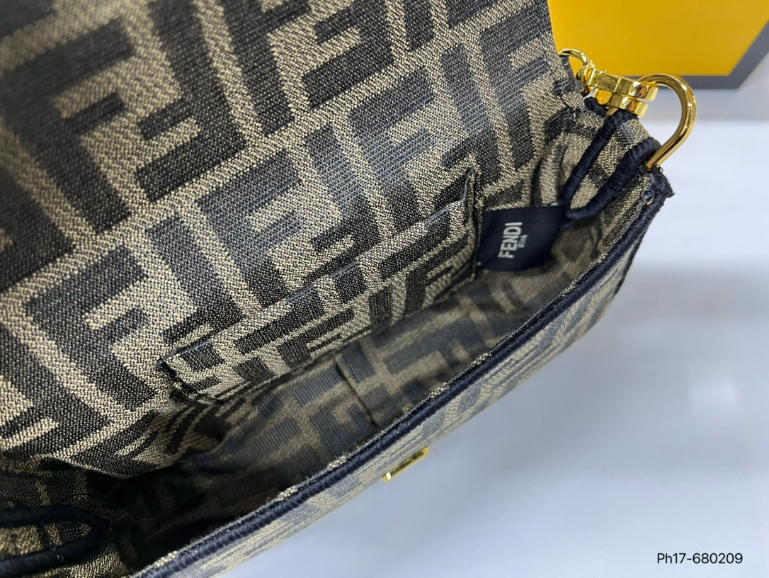 A Fendi baguette that you carry under your arm crossbody bag