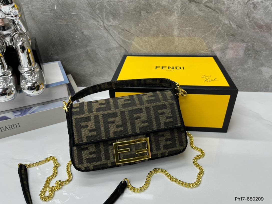 A Fendi baguette that you carry under your arm crossbody bag