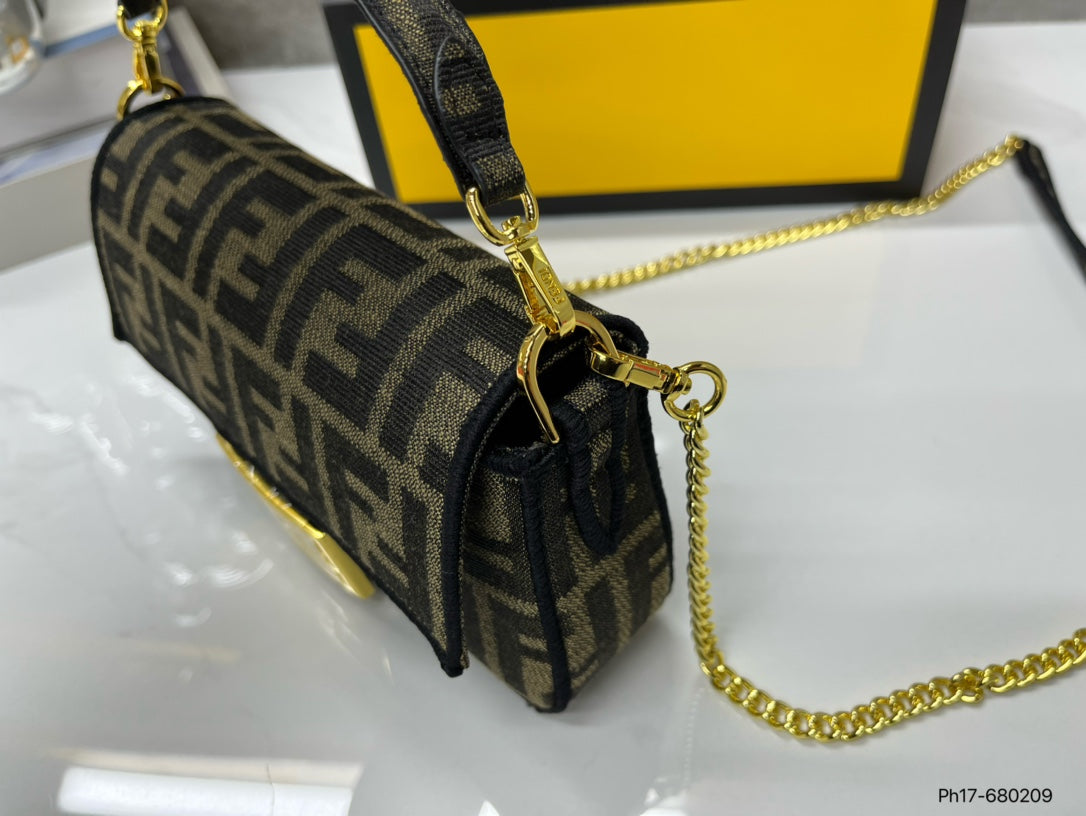 A Fendi baguette that you carry under your arm crossbody bag