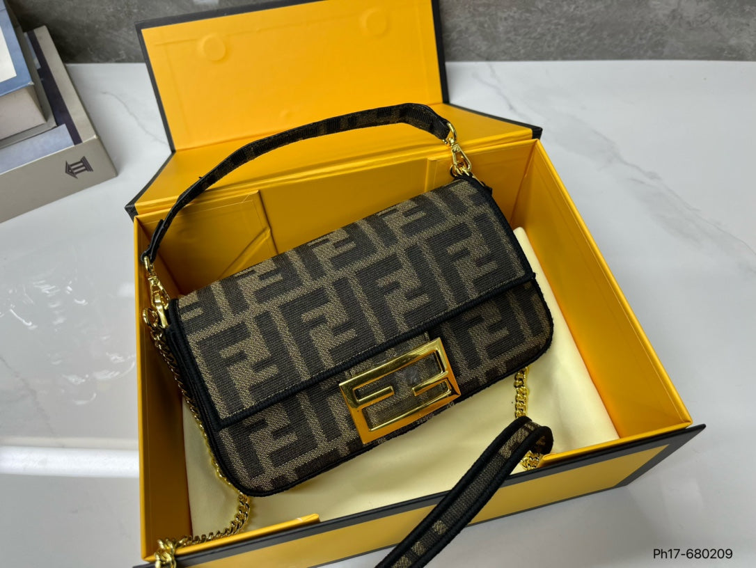 A Fendi baguette that you carry under your arm crossbody bag