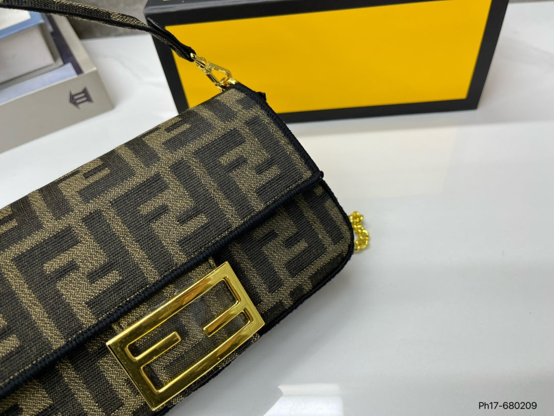 A Fendi baguette that you carry under your arm crossbody bag