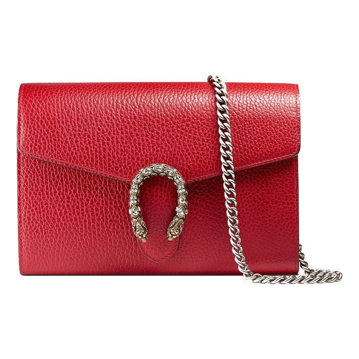 (WMNS) GUCCI Dionysus Mini-Sized Single-Shoulder Bag Red